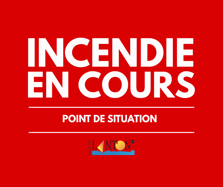 INCENDIE EN COURS