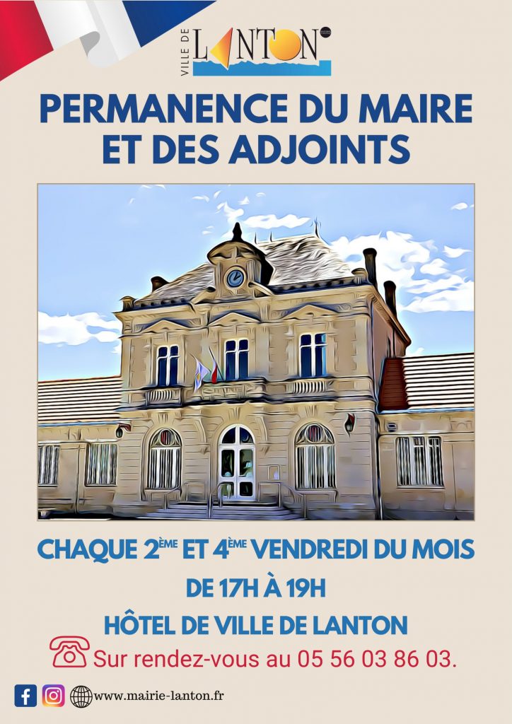 PERMANENCES DU MAIRE ET DES ADJOINTS