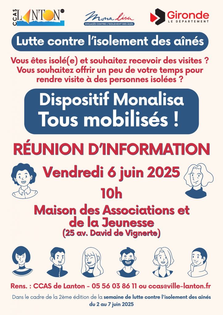 RÉUNION D’INFORMATION - DISPOSITIF MONALISA