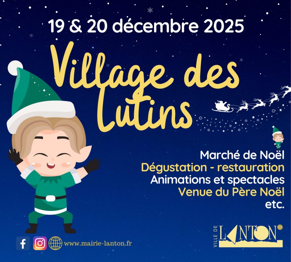 FESTIVITÉS DE NOEL 2025 / MARCHÉ DES EXPOSANTS DU VILLAGE DES LUTINS - OUVERTURE DES INSCRIPTIONS