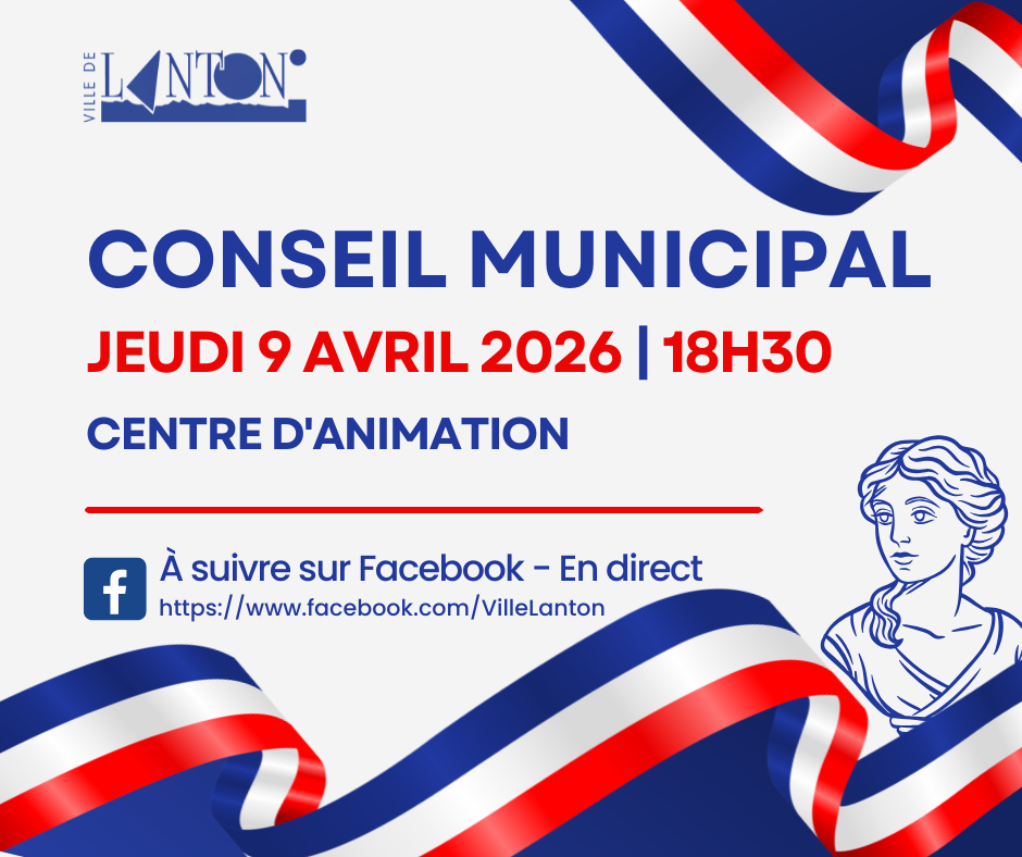 PROCHAIN CONSEIL MUNICIPAL - JEUDI 09/04/2026