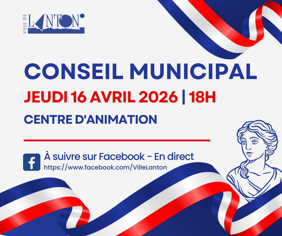 PROCHAIN CONSEIL MUNICIPAL - JEUDI 16/04/2026