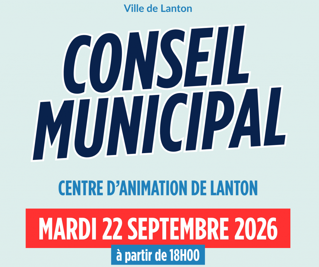 CONSEIL MUNICIPAL - MARDI 22/09/2026